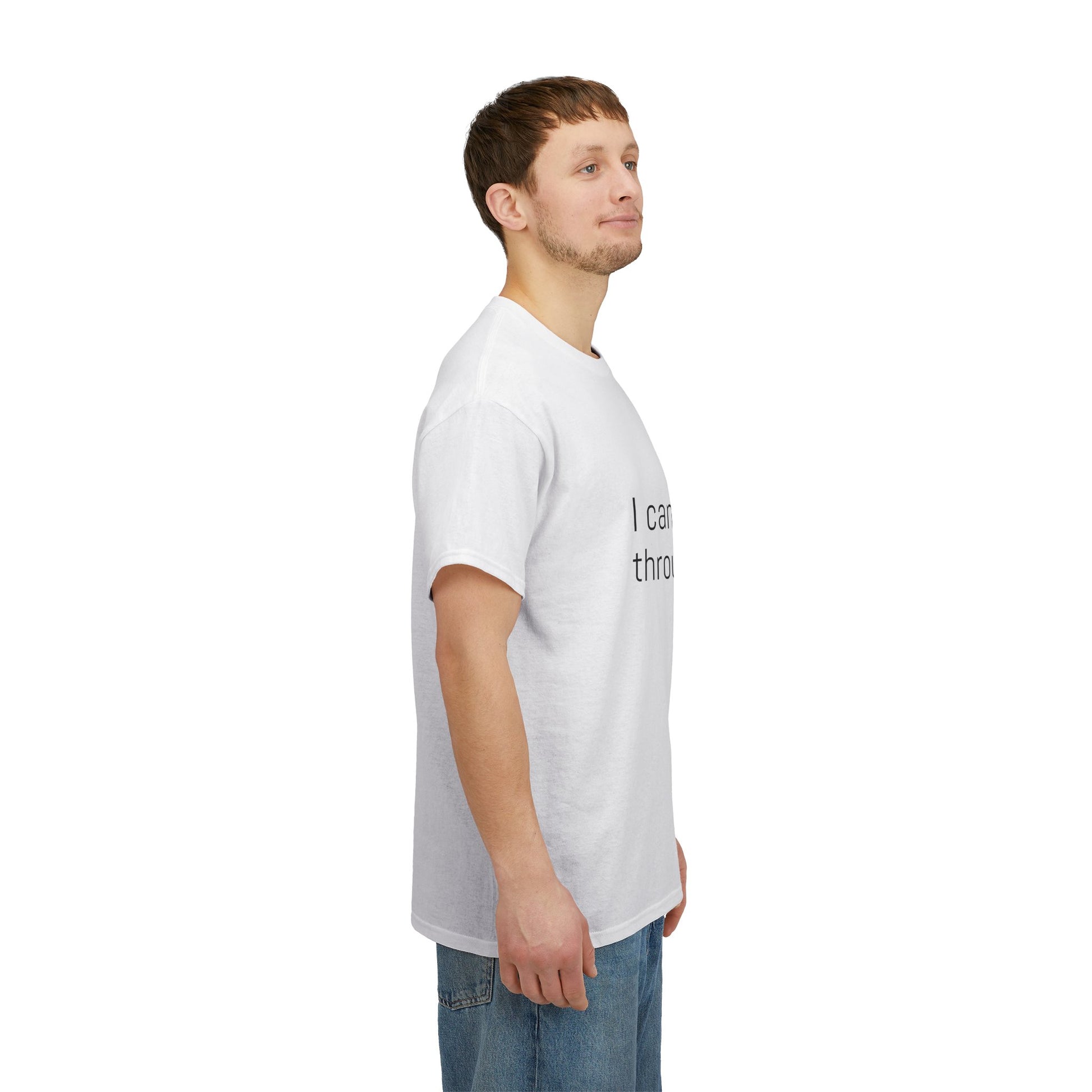 Inspirational Christian Tee - Unisex Heavy Cotton Shirt - Philippians 4:13 – “I can do all things through Christ...