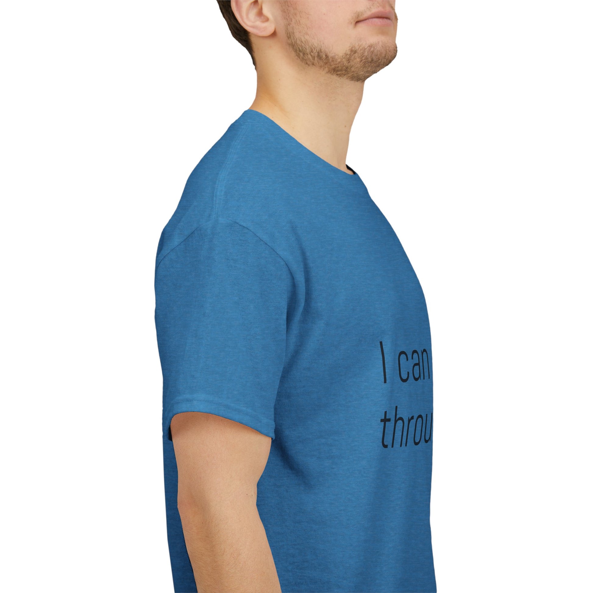 Inspirational Christian Tee - Unisex Heavy Cotton Shirt - Philippians 4:13 – “I can do all things through Christ...