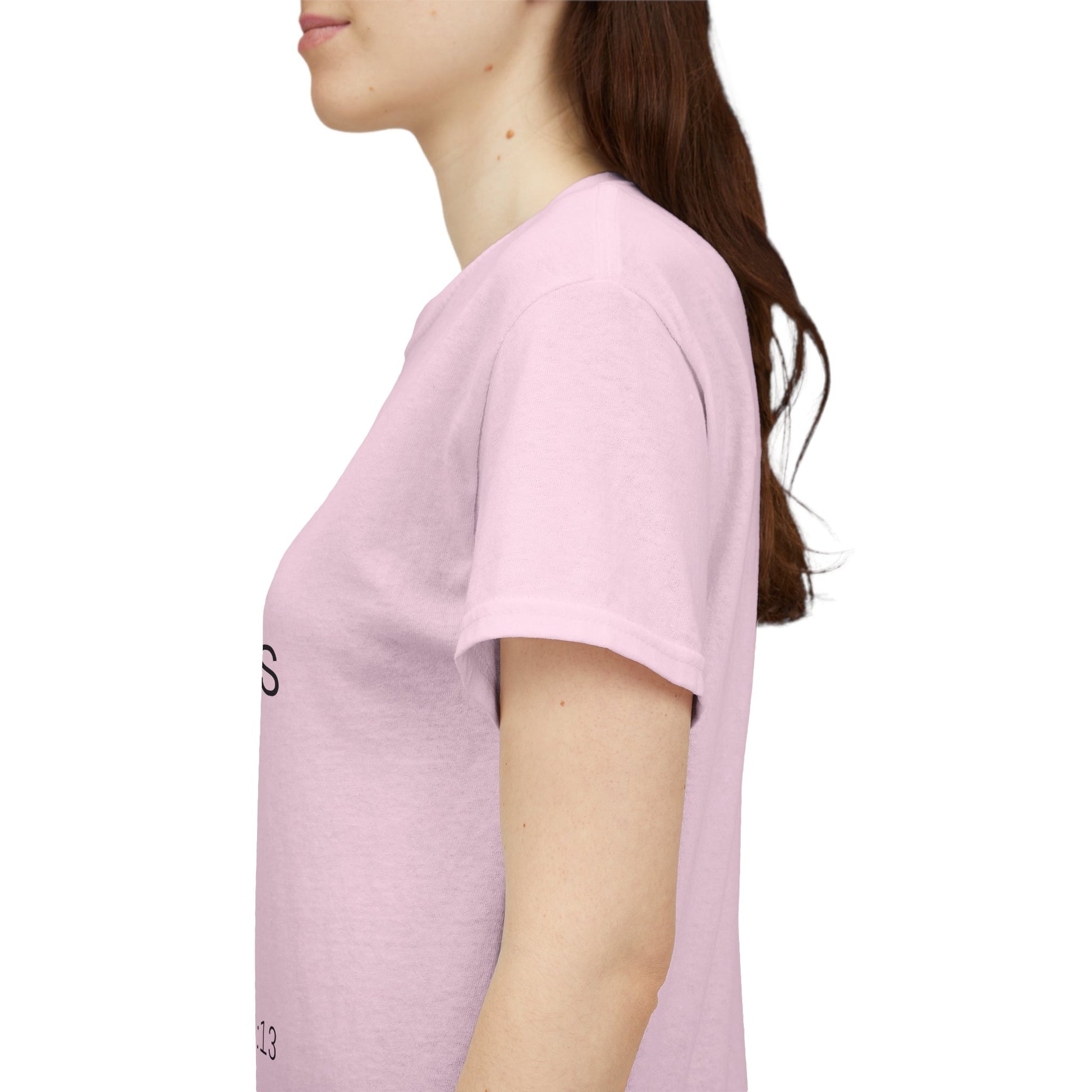 Inspirational Christian Tee - Unisex Heavy Cotton Shirt - Philippians 4:13 – “I can do all things through Christ...