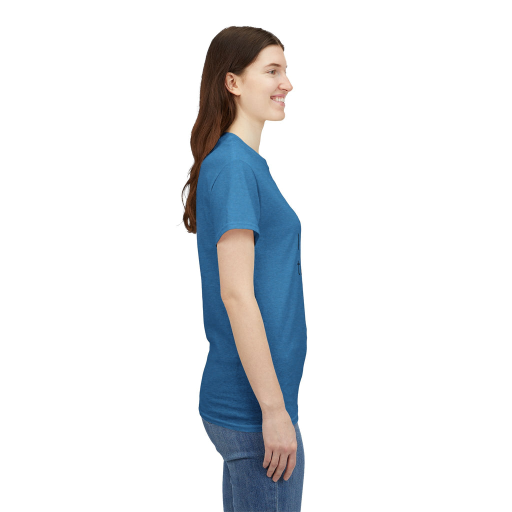 Inspirational Christian Tee - Unisex Heavy Cotton Shirt - Philippians 4:13 – “I can do all things through Christ...